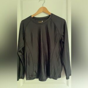 Black Long sleeve Rashguard Shirt